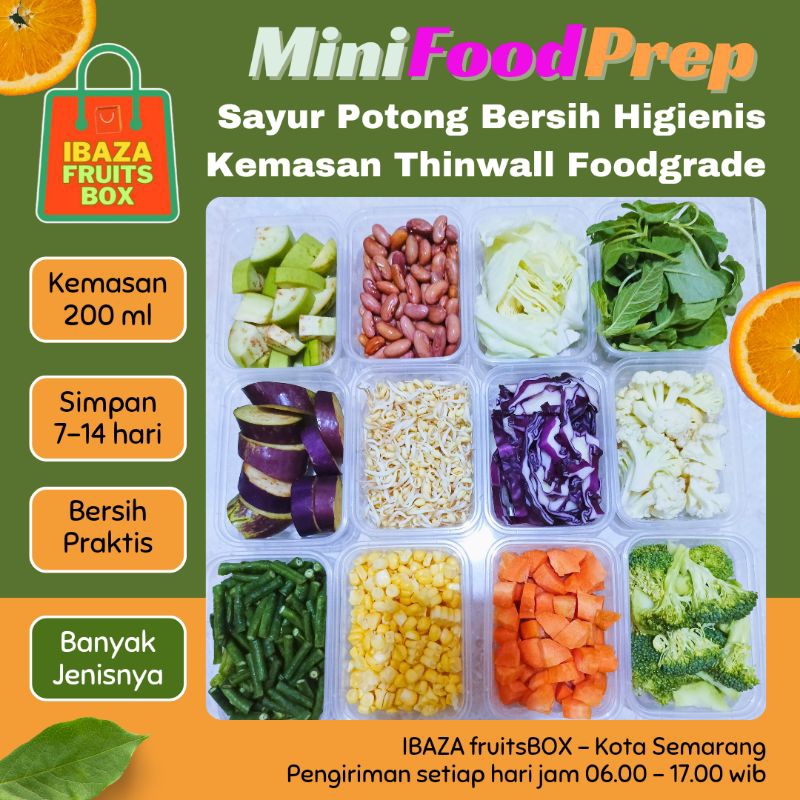 

Mini Prep Sayur Potong Siap Masak Aneka Jenis Sayur Segar