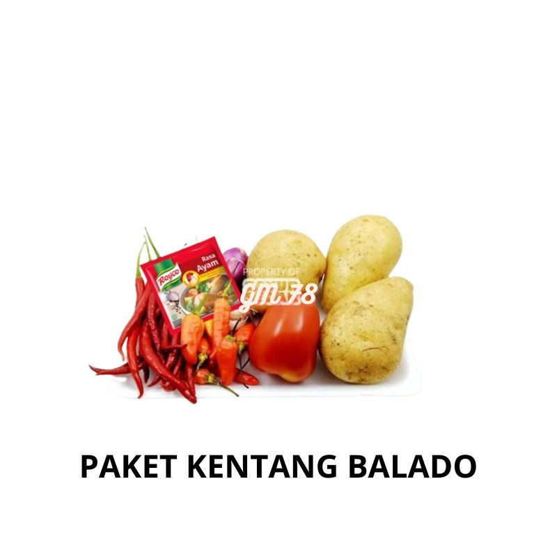 

PAKET KENTANG BALADO