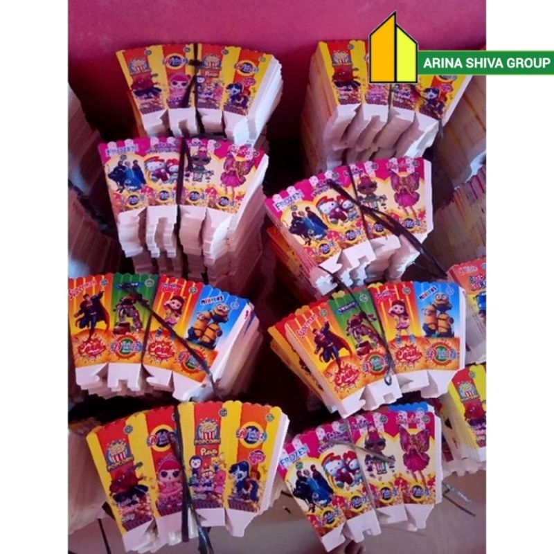 

400 LEMBAR KERTAS POPCORN 12 × 6 BAHAN IVORI PUTIH | BOX KEMASAN POPCORN BERKUALITAS | KARDUS KEMASAN POPCORN UKURAN 12 × 6 PRODUK TERBARU | DUS POPCORN 12 × 6 MURAH | TOKO POPCORN OFFICIAL | SHIVACORP 272