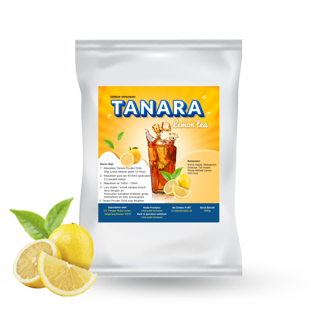 

Bubuk Lemon Tea 1kg - Minuman Aneka Rasa - Tanara Powder