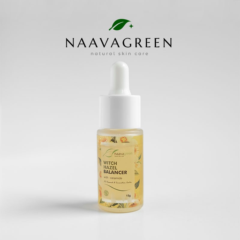 NAAVAGREEN Witch Hazel Balancer - Mencerahkan, melembabkan dan mengurangi efek iritasi SERUM PENCERA