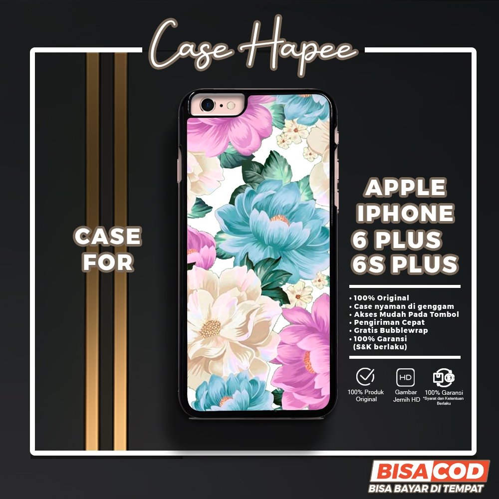 Case Iphone 6 Plus 6s Plus Casing Iphone 6 Plus 6s Plus [FLWR] Casehapee Case Glossy Case Aesthetic 