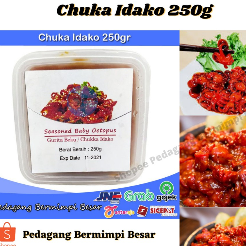 

Chuka Idako Share Size 250gr | Salad Baby Octopus | Salad Bayi Gurita