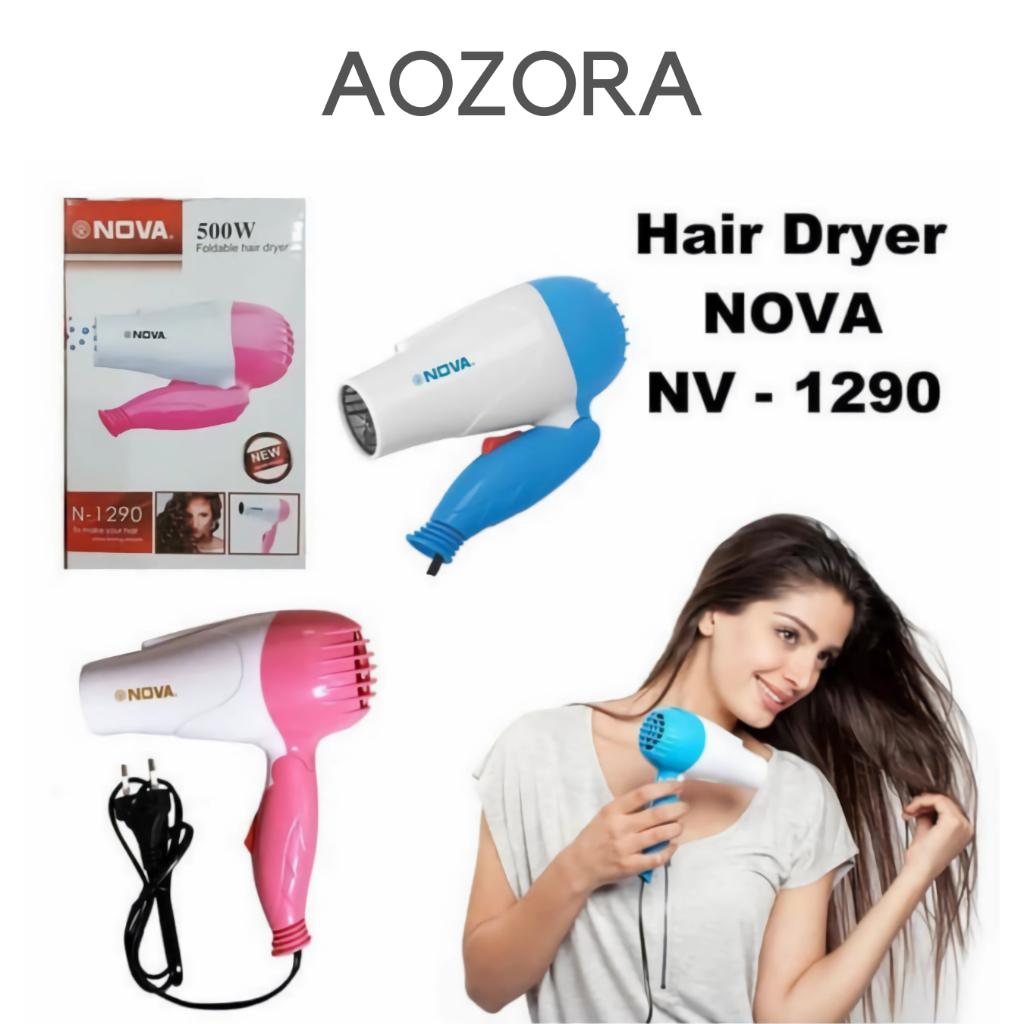 [ Aozora ] Hair Dryer Mini Alat Pengering Rambut NOVA N-658 Hairdryer