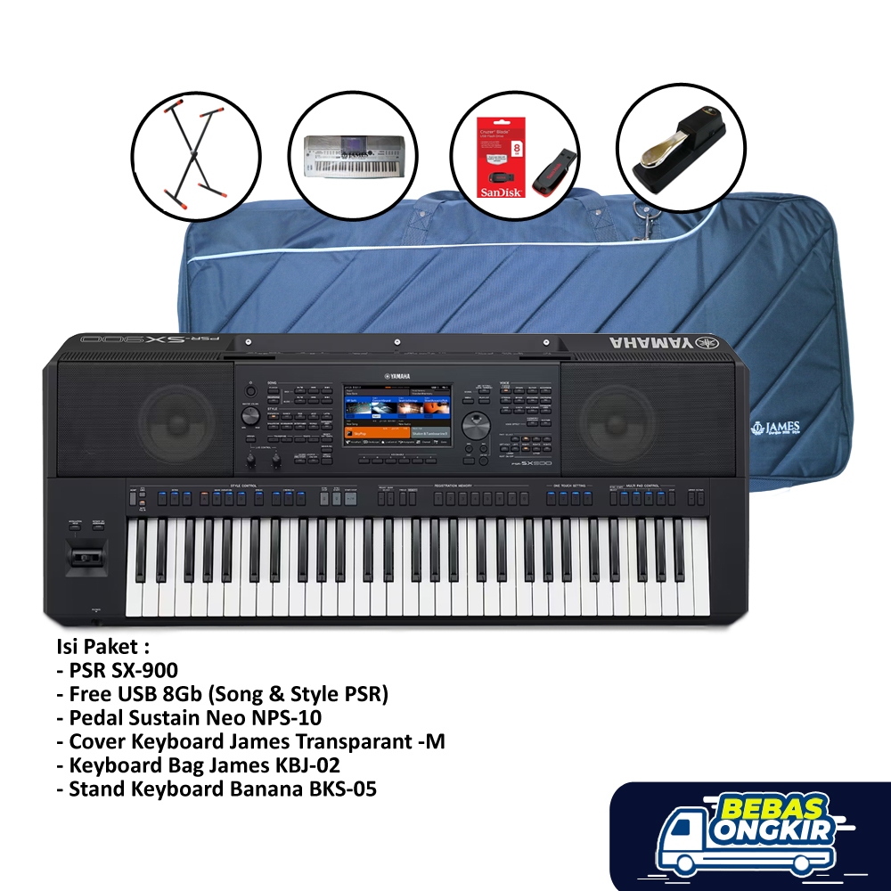 Paket Reguler Keyboard Yamaha PSR SX900 / PSR SX 900 / PSR-SX900