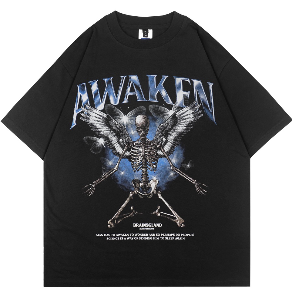 TShirt  Oversize  Awaken  Black  Brainsgland