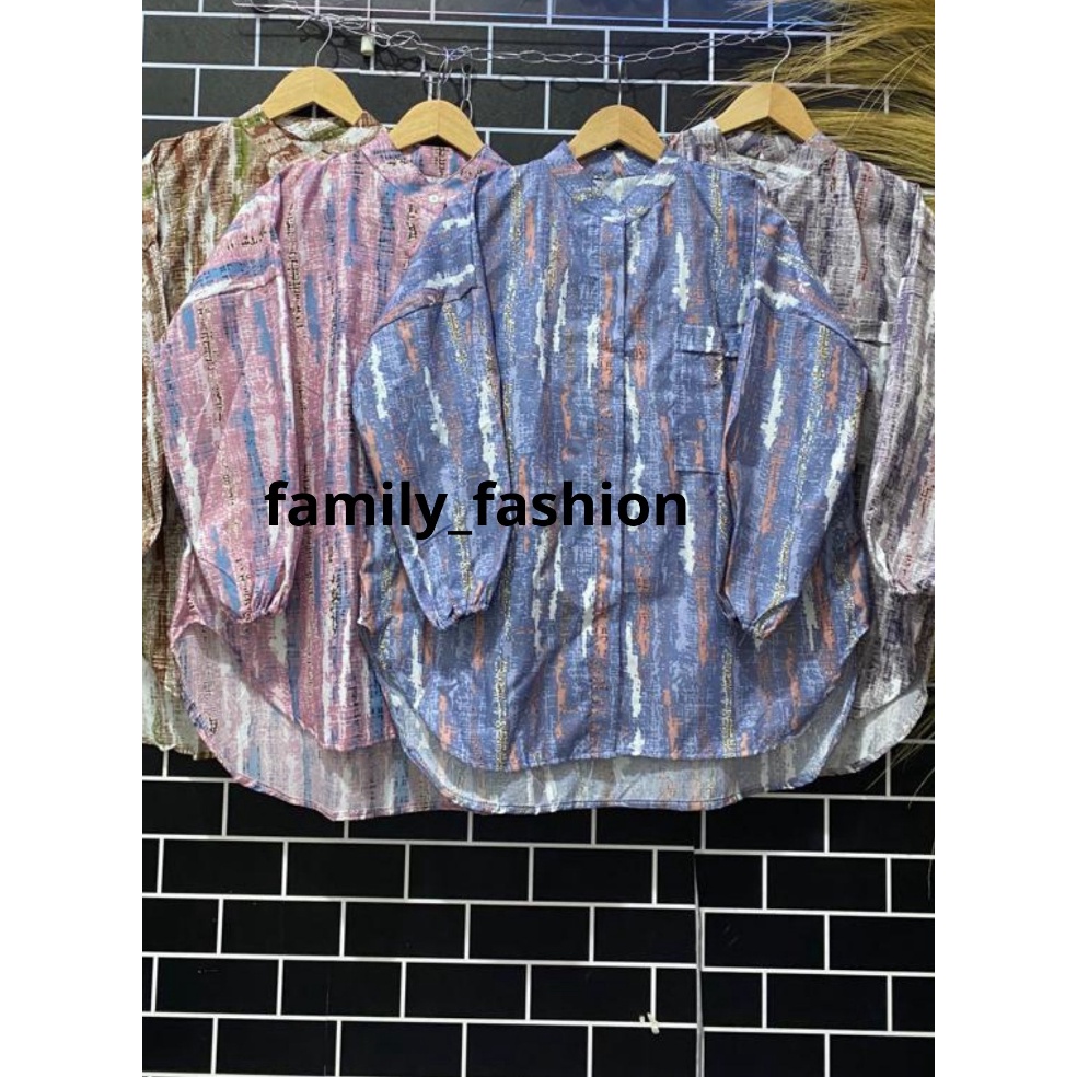 MURAH LEBAY Bambo Motif Tunik Wanita  Atasan Terbaru