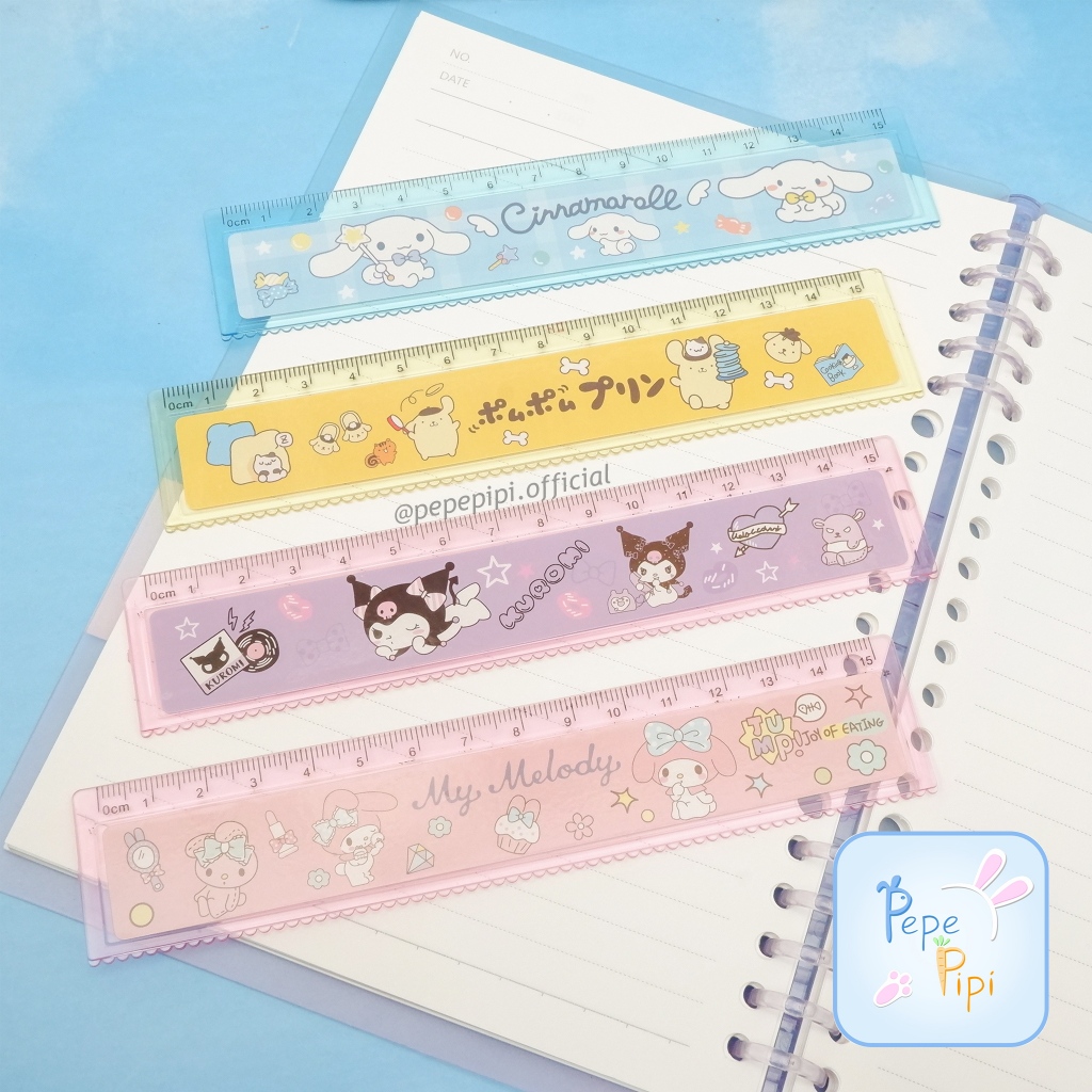 

Penggaris 1 Karakter 15 cm Ruler Mistar Plastik Garisan 1 Gambar