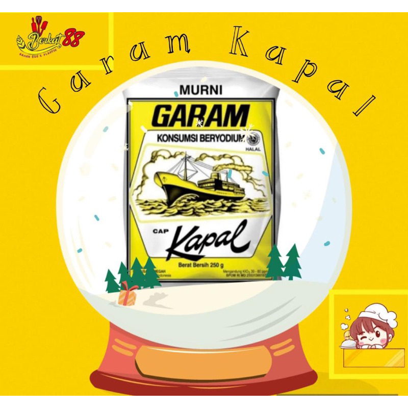 

Garam Cap Kapal 250gr dan 500gr