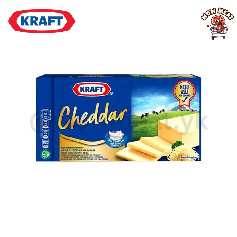 

Kraft Keju Cheddar Block 150 Gr