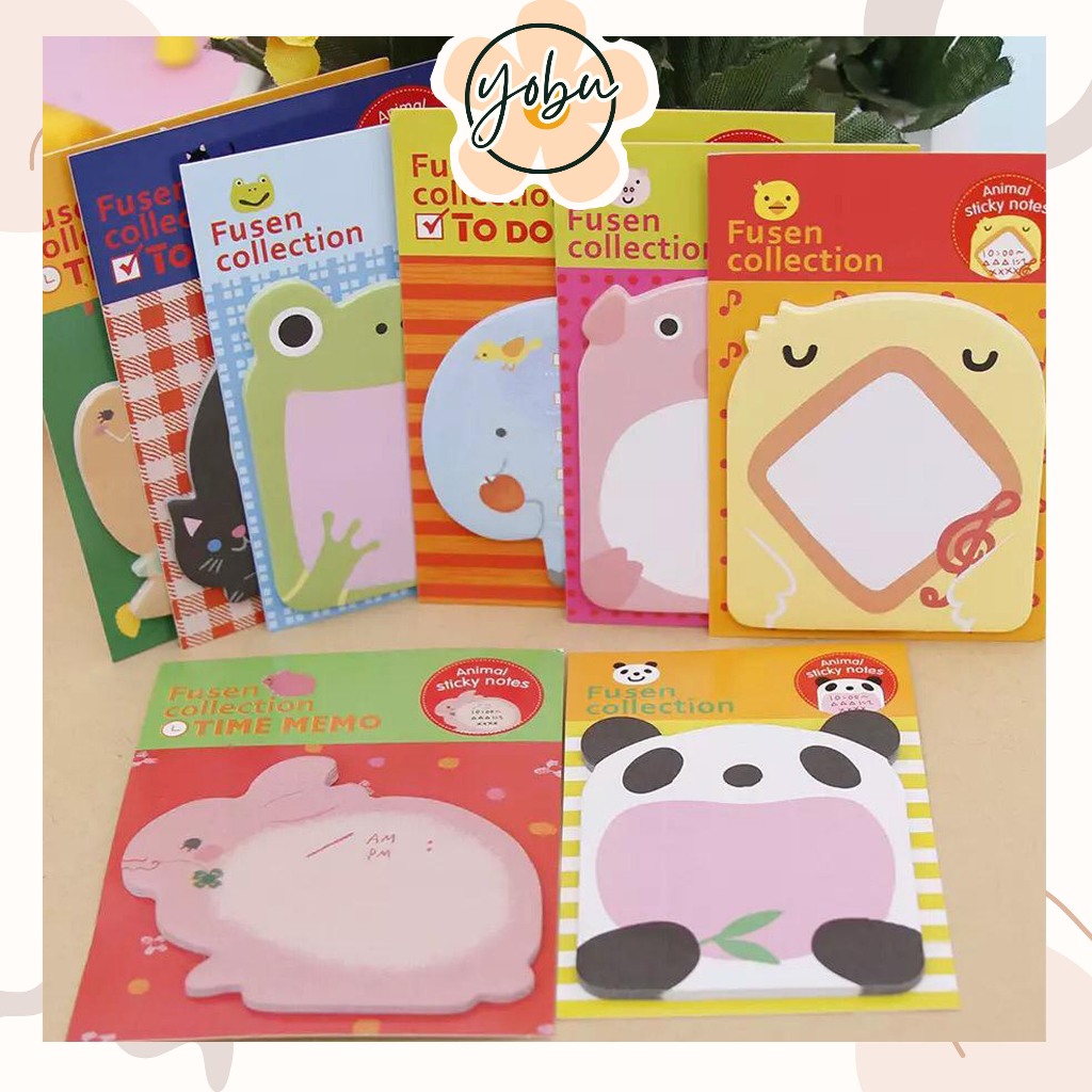 

Memo Note Karakter Sticky Notes Motif Binatang Lucu YB-0191