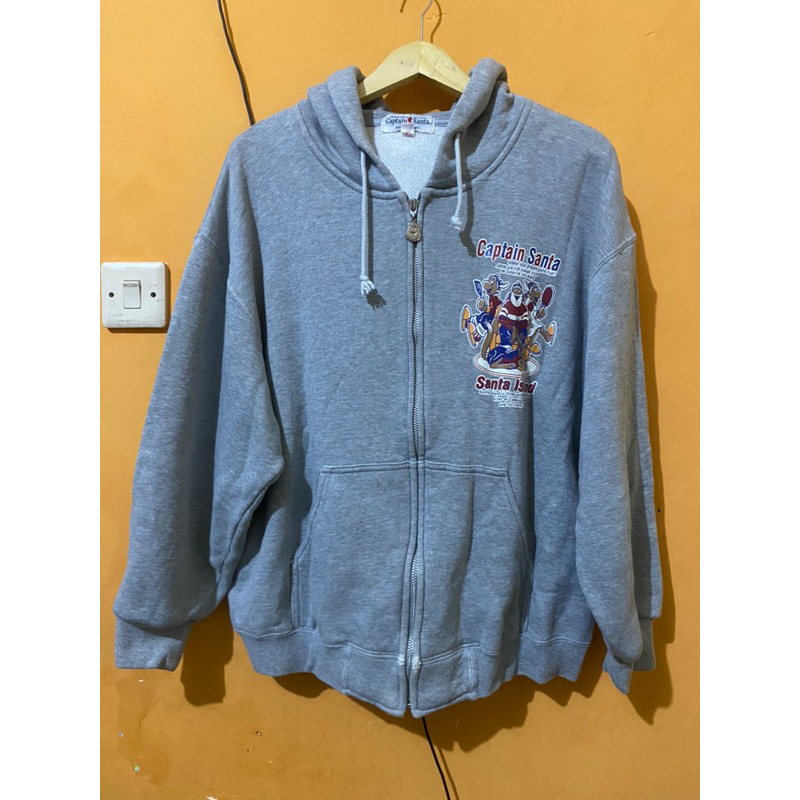 jaket hoodie captain santa