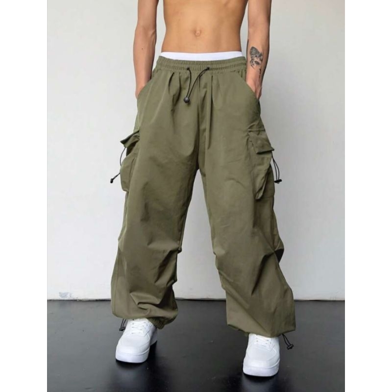 celana panjang cargo army pria wanita dewasa