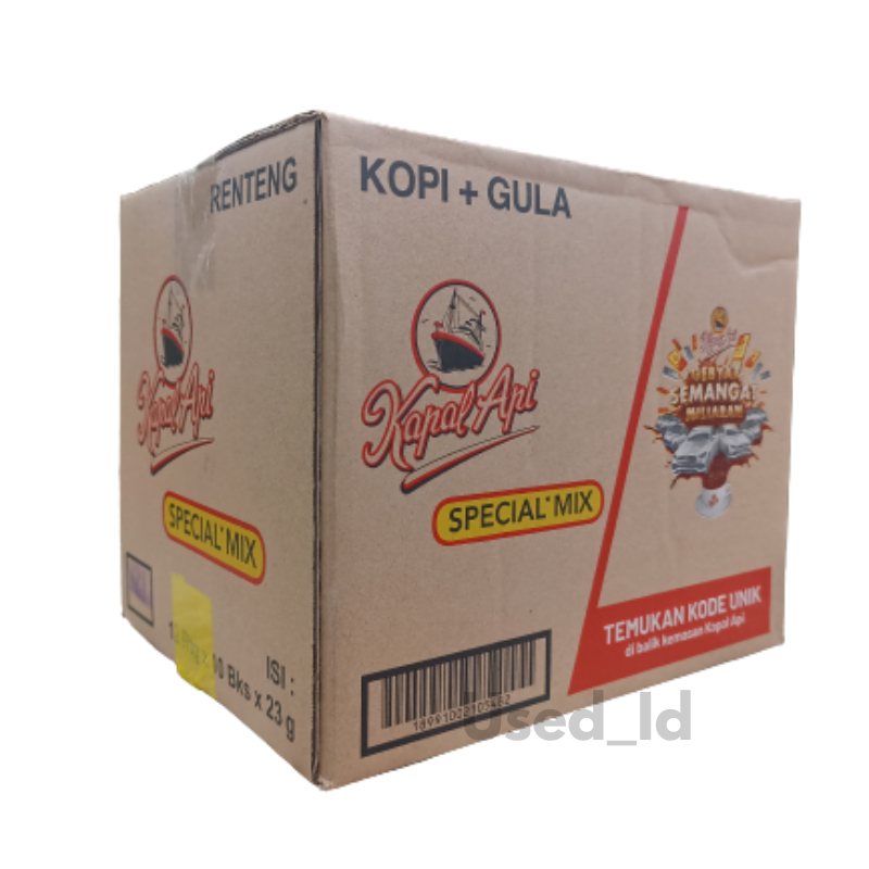

Box / Kardus Bekas untuk packaging dus second kopi wadah penyimpanan simpel karton tempat mainan