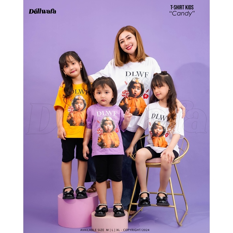 Original Deliwafa - T-Shirt KIDS (Kaos Anak) - Candy