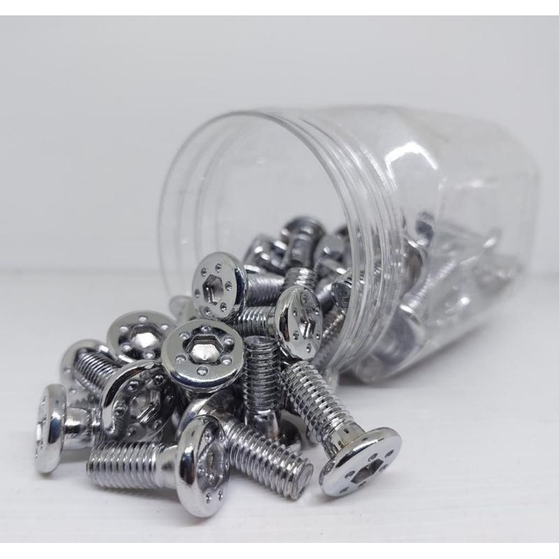 Baut Piringan Disc Cakram / Baut Disc Cakram Bintik Crom