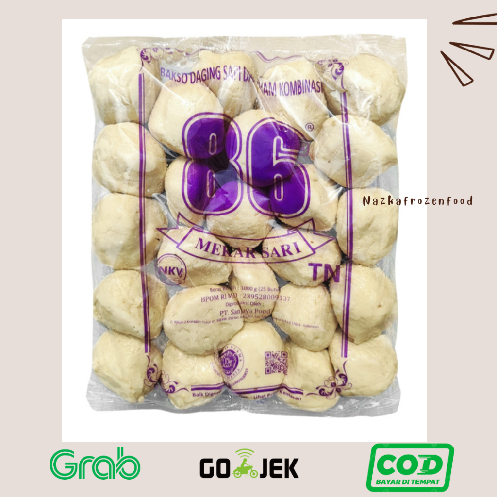 

TN86 Bakso Kombinasi Mekar Sari 1kg