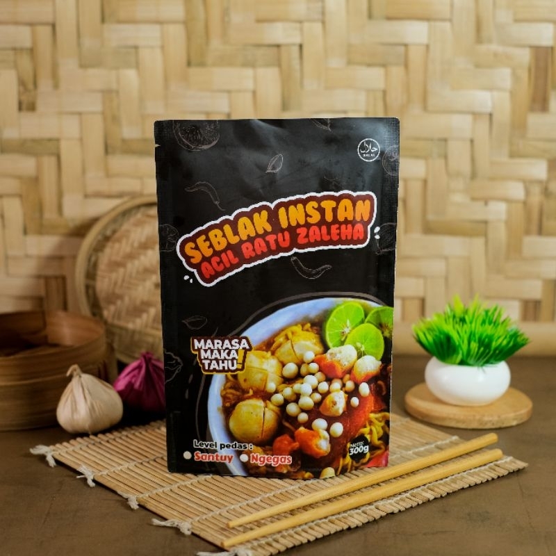 

Seblak instan level santuy