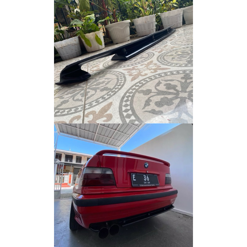 Diffuser mtech untuk bumper oem standar bmw e36