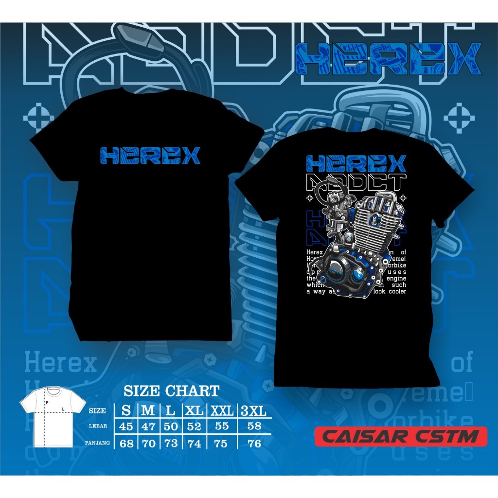 kaos cb kaos herex kaos honda kaos cepek kaos herek mesin tiger kaos murah berkualitas caisar custom