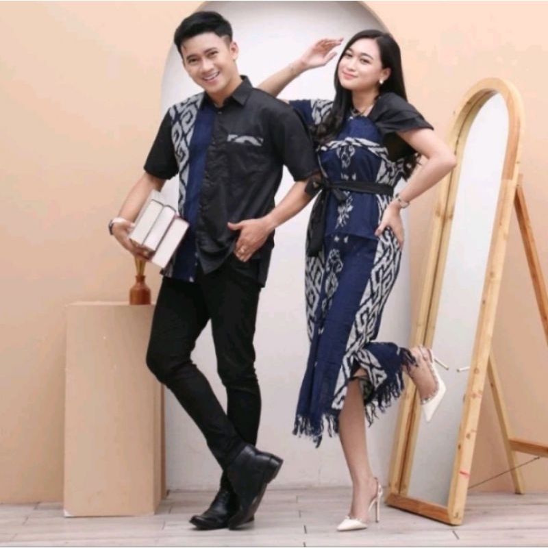 DRES COUPLE TENUN ASLI JEPARA, TERBARU. KOMBINASI MIX TOYOBO, BAJU COUPLE , SET ANAK, BAJU PESTA, BA
