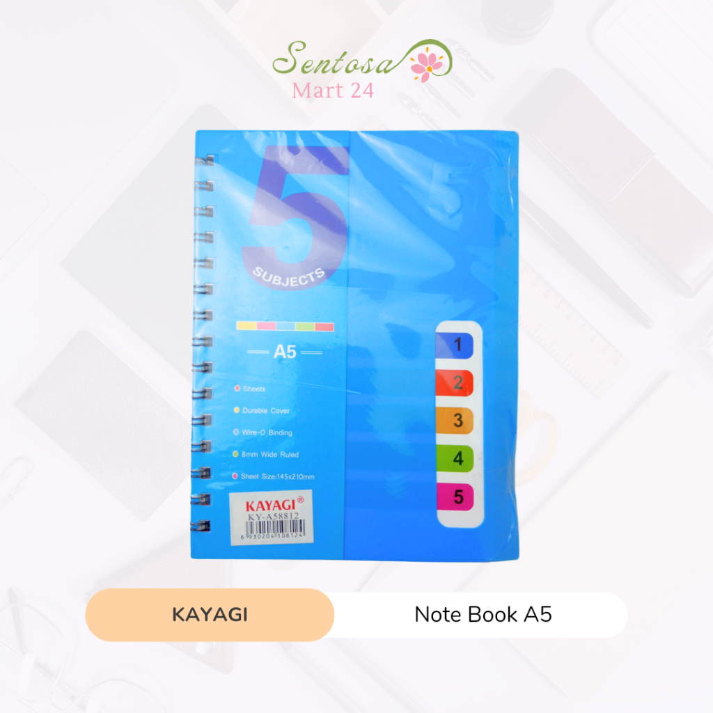 

KAYAGI Note Book A5 Buku Tulis Catatan Jurnal - KY-A58812 | SentosaMart24