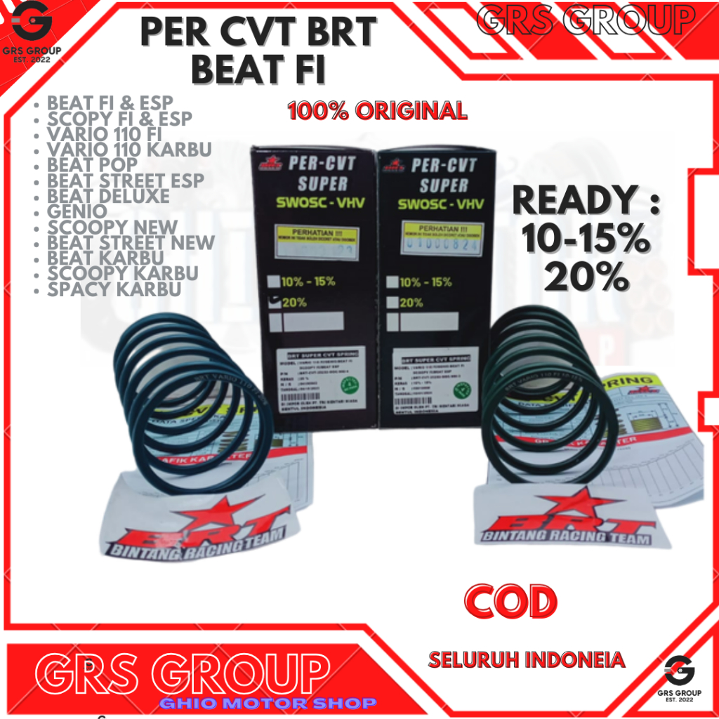 Per CVT Beat fi /esp Scopy fi /esp Spacy fi/ Beat pop / Vario 110 fi /esp Beat stret fi /esp Spring 