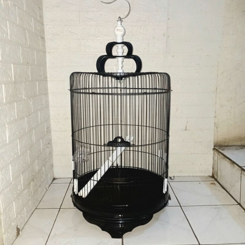 SANGKAR KANDANG BULAT BESI SUPER JUMBO DIAMETER 42/46 CM