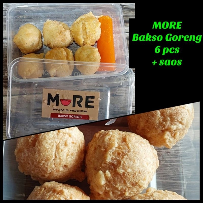 

MORE bakso goreng premium isi 6 pcs + saos