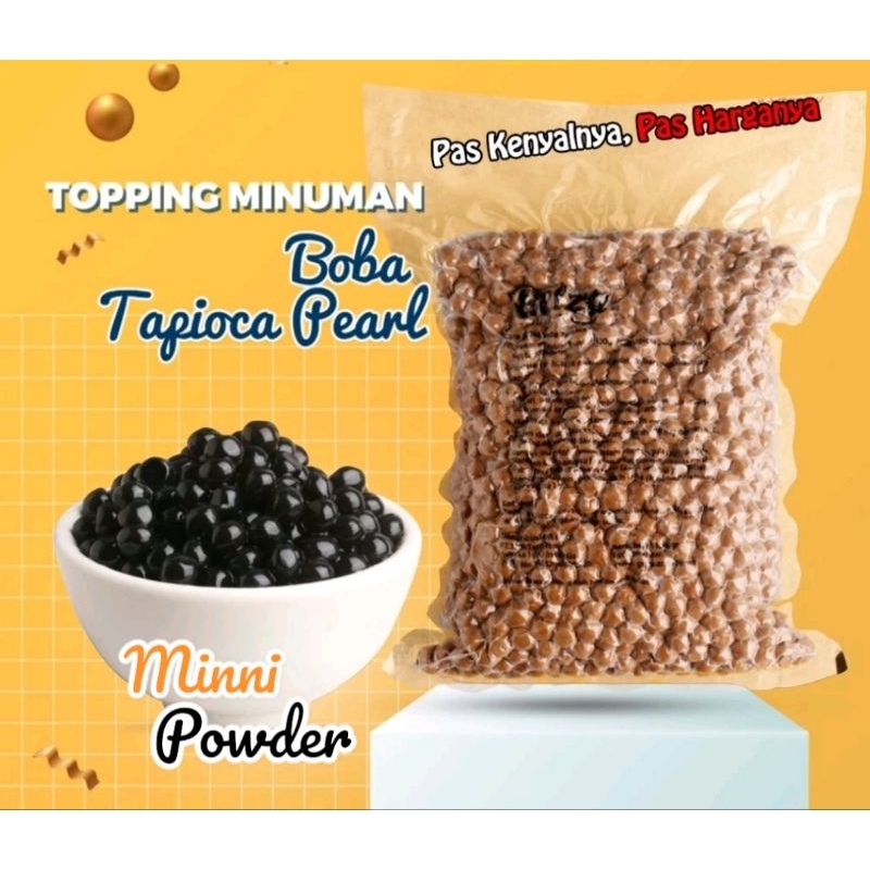

Tapioka pearls belza 1kg - Bubble Tapioka Pearls topping minuman