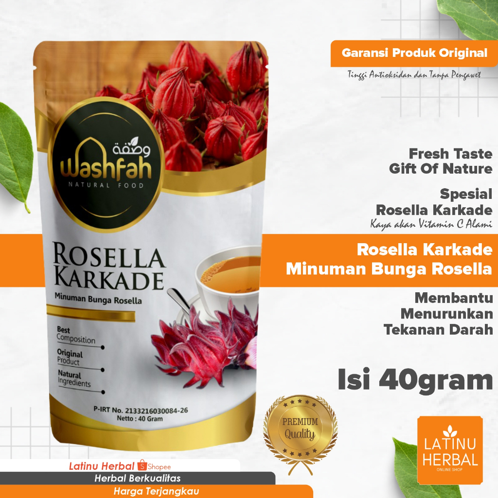 

Bunga Rosella Karkade Kering Teh Rosela Kualitas Terbaik Washfah