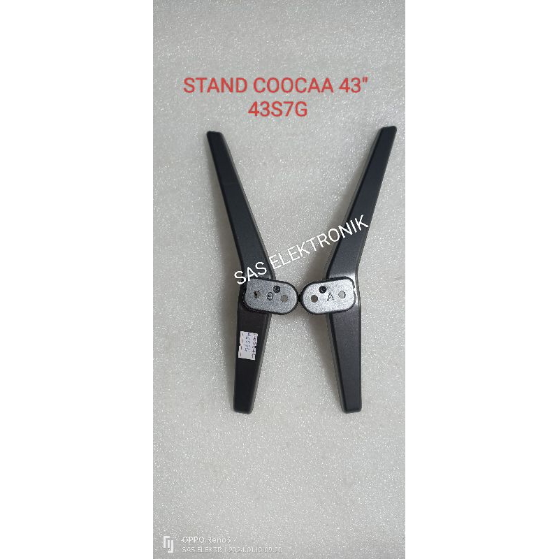 STAND KAKI PEDESTAL DUDUKAN TV LED COOCAA 40-43 INCH 40S3U 40S3 U 40S7G 40S7 G 43S7G 43S7 G
