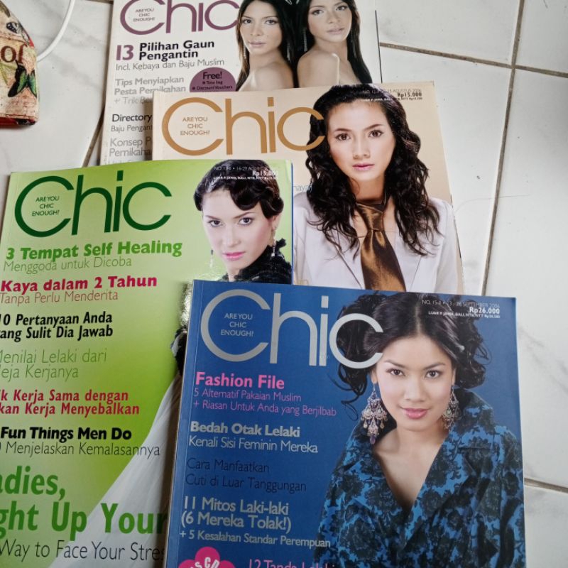 majalah Chic Agustus-September 2006 Titi Kamal Dian,Vera,cut mini,Janna amanda