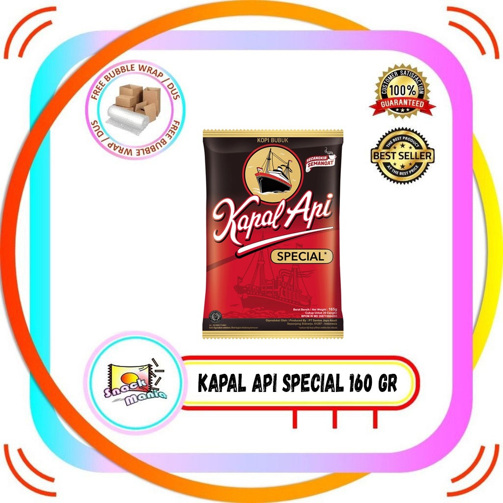 

Kopi Kapal Api Special Merah Bubuk 160 gr Sachets