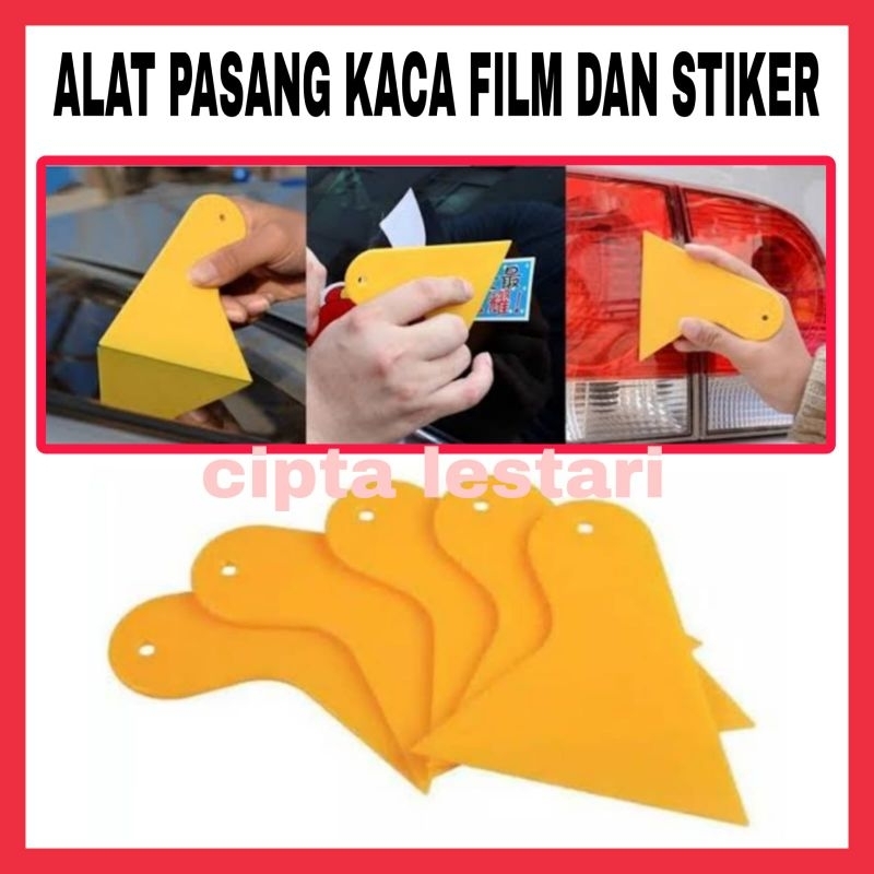 Rakel kape scrapper alat pasang kaca film dan stiker serutan kaca film sodokan kaca film
