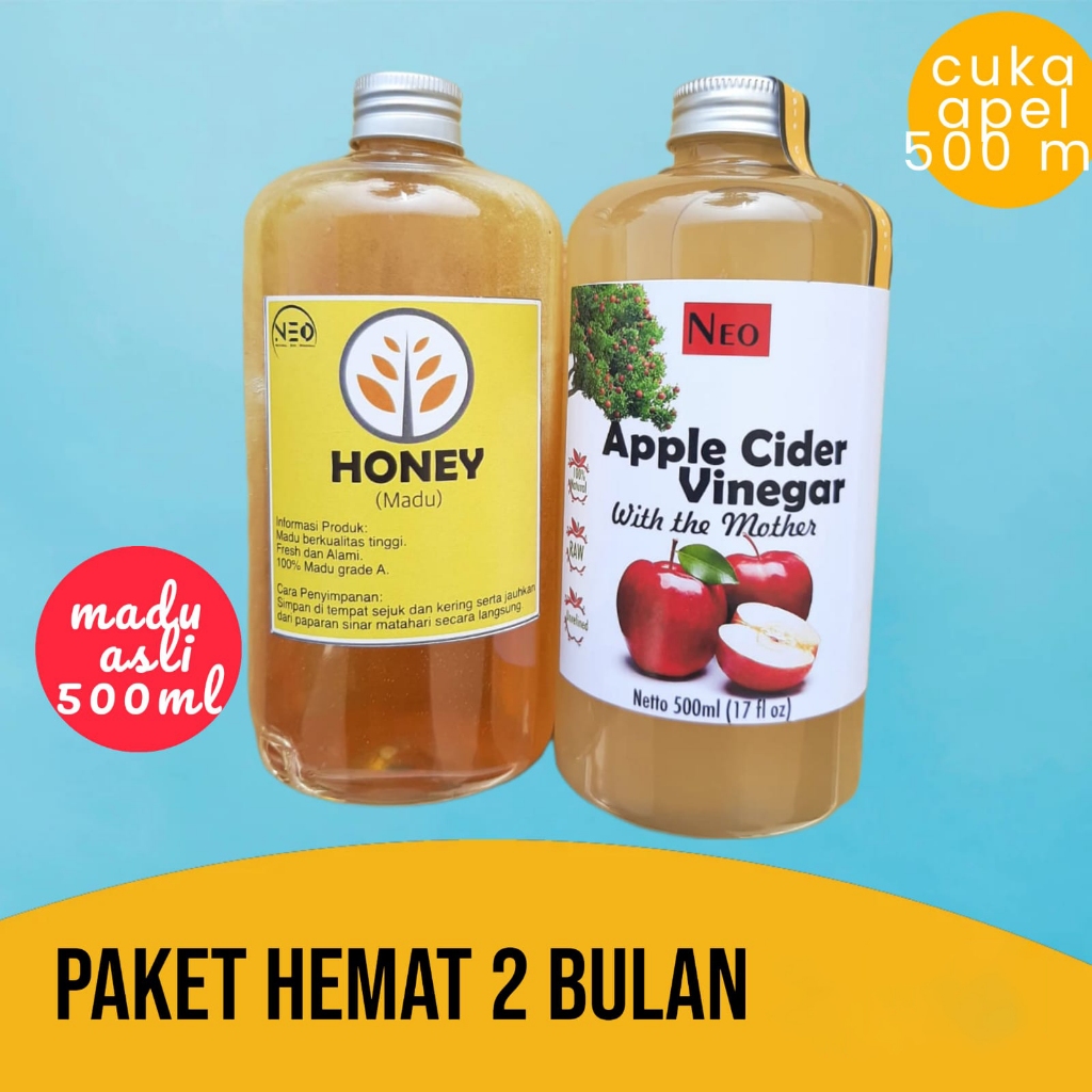 

Paket Detoks 2 bulan! Cuka Apel + Madu 500ml