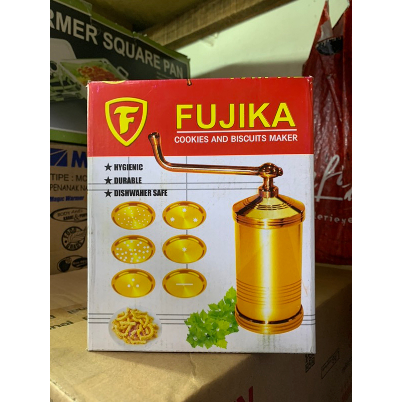 Fujika Cetakan akar kelapa putu mayang | Cookie maker kuningan | kue biskuit
