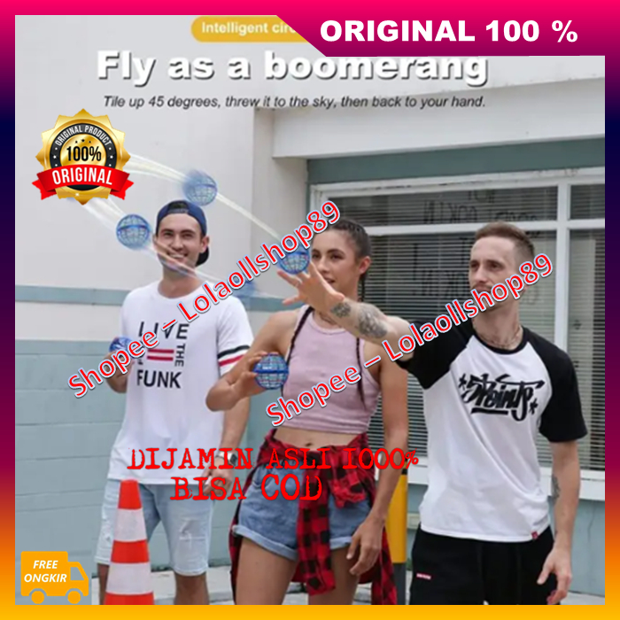 Bola Terbang Mainan UFO Bola Terbang  Flying Ball Flying Boomerang Ball Spinner Bola Terbang Led 100
