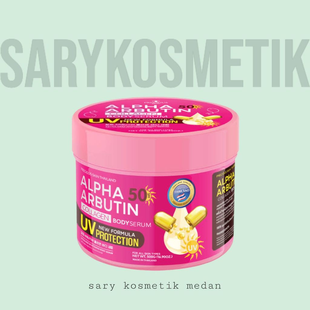 sarykosmetik - ALPHA ARBUTIN COLLAGEN PLUS BODY LOTION SERUM SPF 50 PA++++ - LOTION SUNSCREEN
