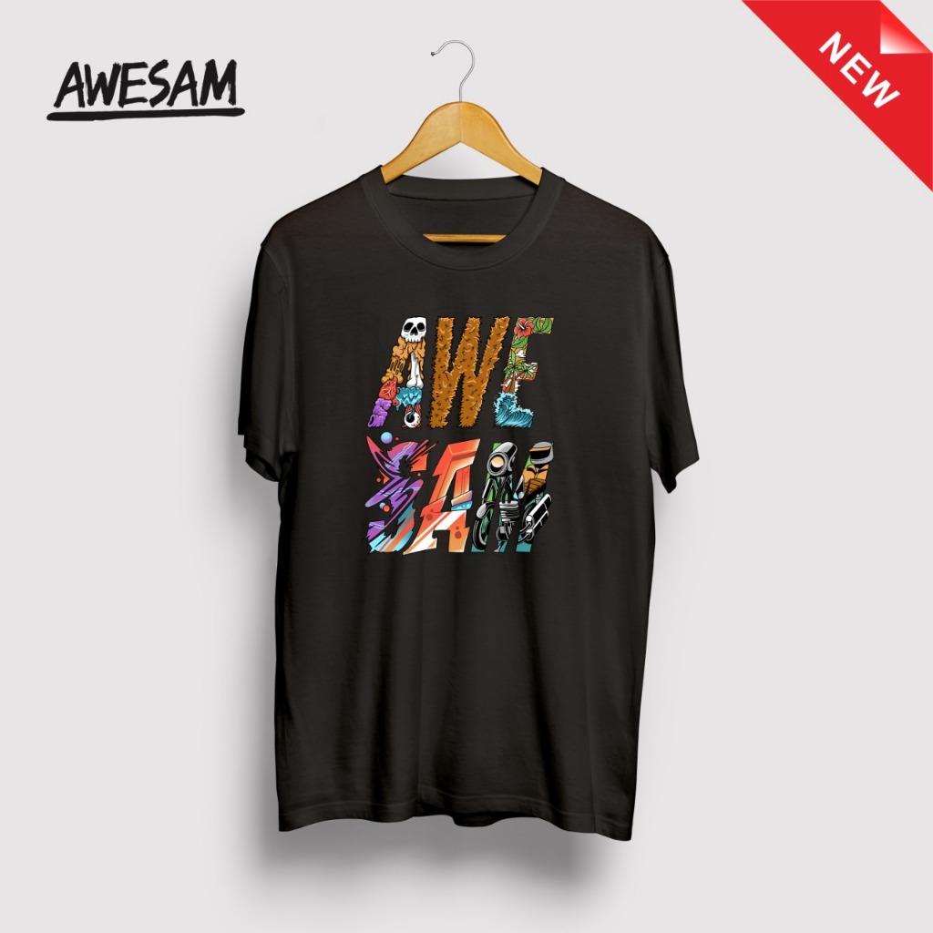 [ TERBARU ] KAOS AWESAM DISTRO 031 - AWSM RANDOM