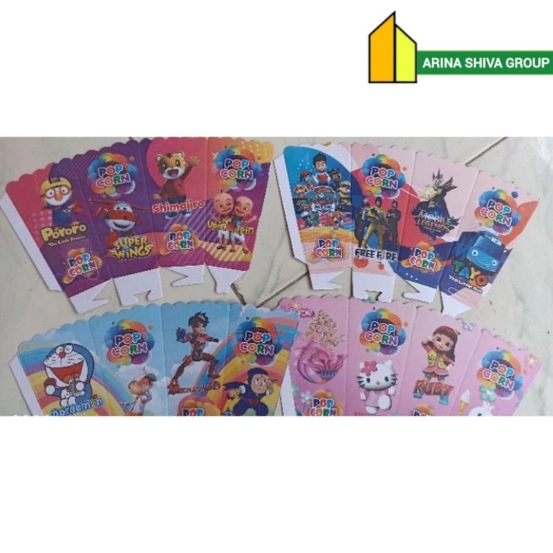 

400 LEMBAR KERTAS POPCORN 12 × 6 BAHAN IVORI PUTIH | BOX KEMASAN POPCORN BERKUALITAS | KARDUS KEMASAN POPCORN UKURAN 12 × 6 PRODUK TERBARU | DUS POPCORN 12 × 6 MURAH | TOKO POPCORN OFFICIAL | SHIVACORP 273