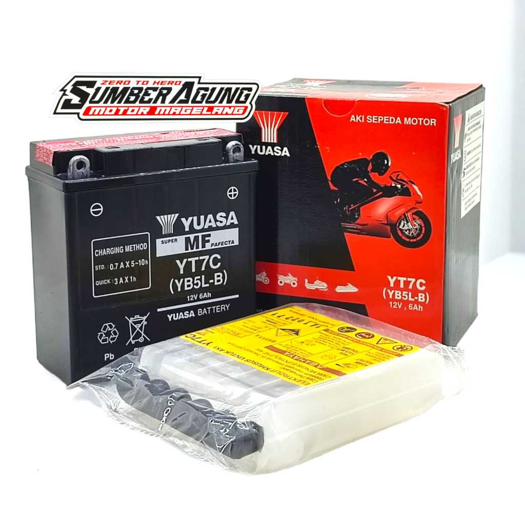 AKI KERING YUASA YT7C GRAND SUPRA LEGENDA SHOGUN SMASH JUPITER VEGA FIZR