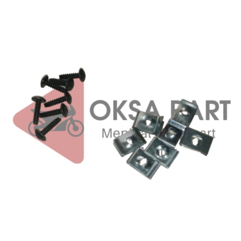 Baut dan Klip Body Honda Beat, Vario, Scoopy dll Original