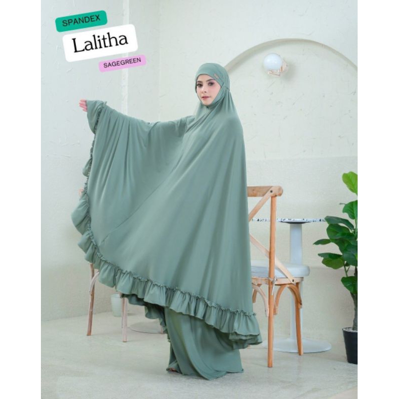 mukena Lalitha/mukena mewah/mukena cantik/mukena 2024
