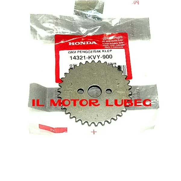 GEAR SENTRIK GIGI TIMING NOKEN AS KETENG ORI ASLI HONDA BEAT KARBU SCOOPY SPACY 14321 - KVY - 900 HG