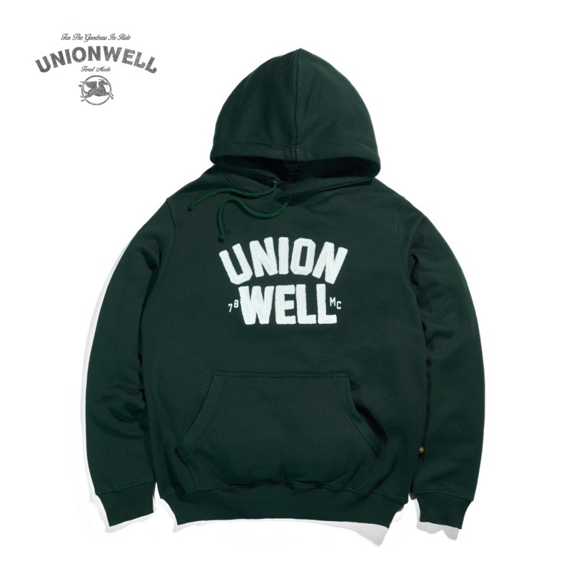 [ Berkualitas ] Hoodie Unionwell Green - UW02 Sweatershirt Unisex