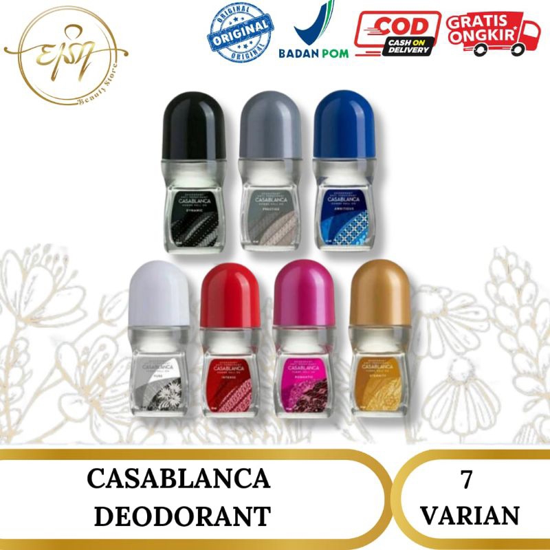 Deodorant casablanca / rexona men / nivea men