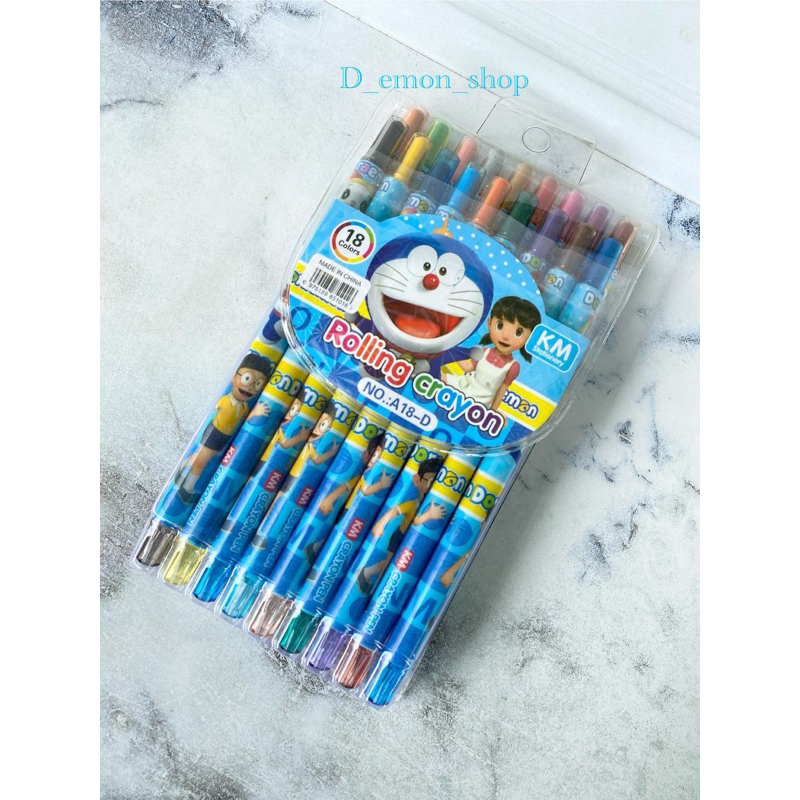 

Crayon Putar Panjang 18 Warna Doraemon / Krayon Doraemon / Crayon Motif Doraemon / Crayon Karakter Doraemon