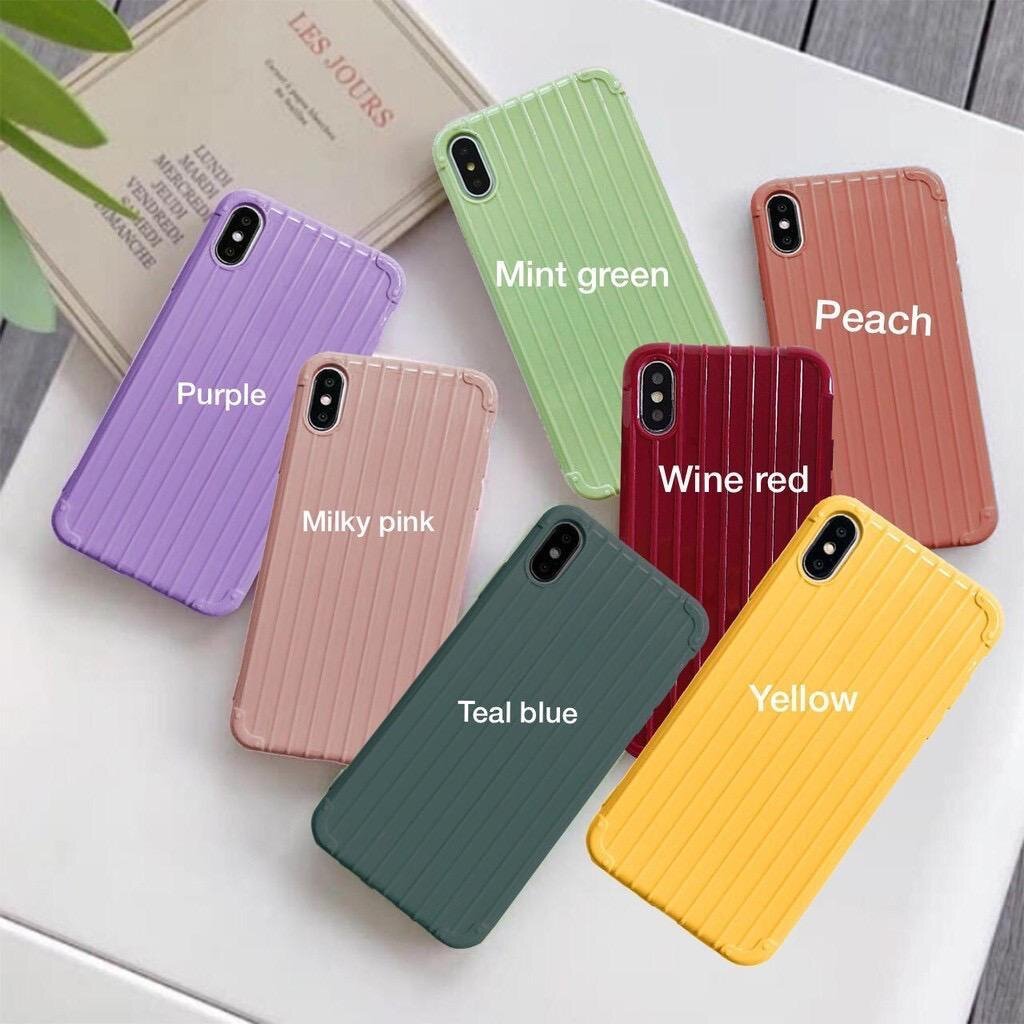 caricase TrunkCase _Case Koper Macaron For (all type) OPPO A3s A5s A37 A9 2020/A5 2020 F11 F11 pro F