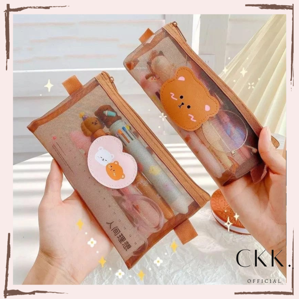 

➰CKK➰ Tempat Pensil Motif Beruang Karakter Lucu
